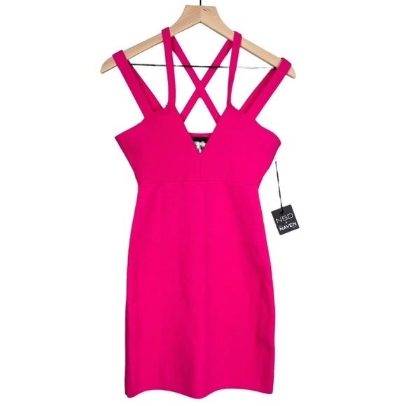 NBD Dress x Naven Twins Choose Me NWT Small Strappy Bodycon Going Out Cocktail - Picture 1 of 10